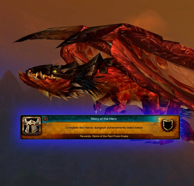 WoW Glory of the Hero Boost - preview image