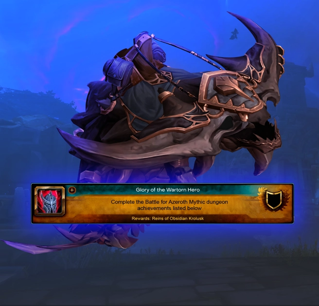 WoW Glory of the Wartorn Hero Boost - preview image