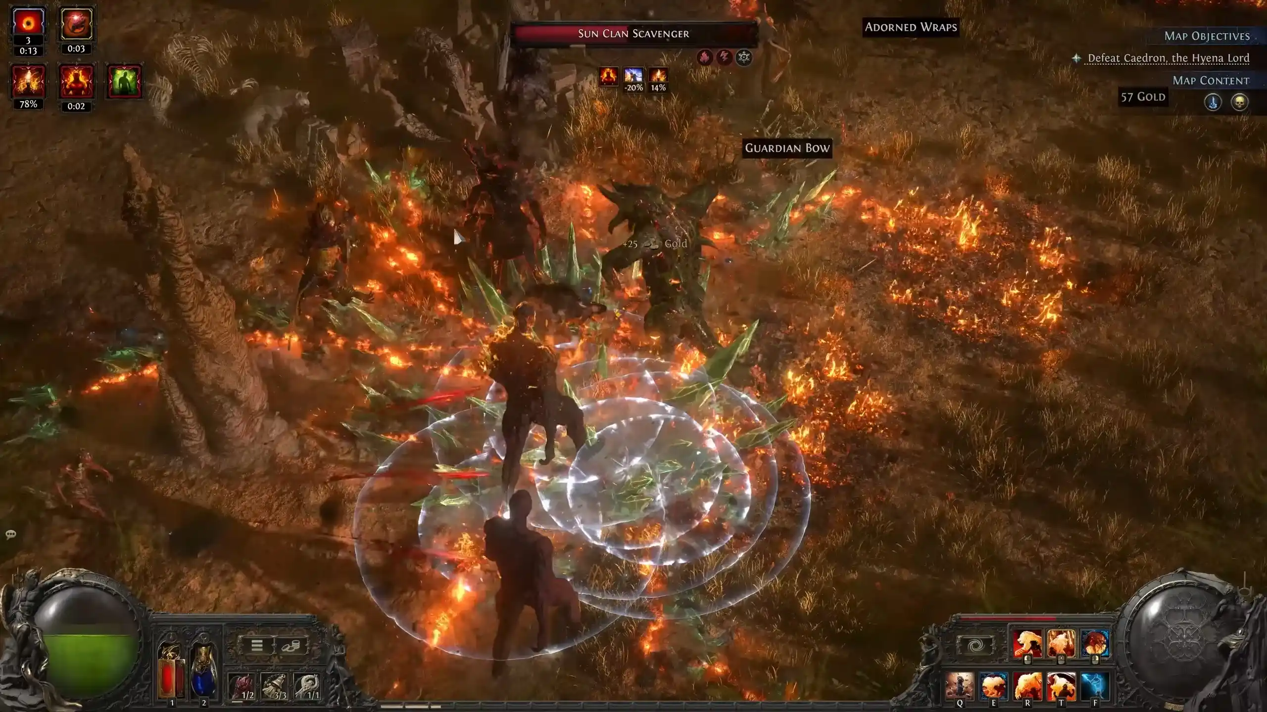 PoE 2 - Druid Fire Fissures Bear
