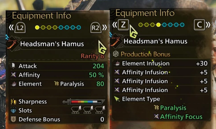 Monster Hunter Wilds Gogma Artian Headsman's Hamus Long Sword