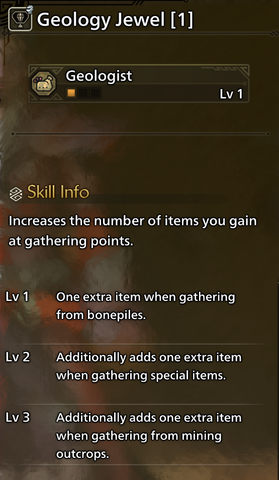 Monster Hunter Wilds Geologist Skill