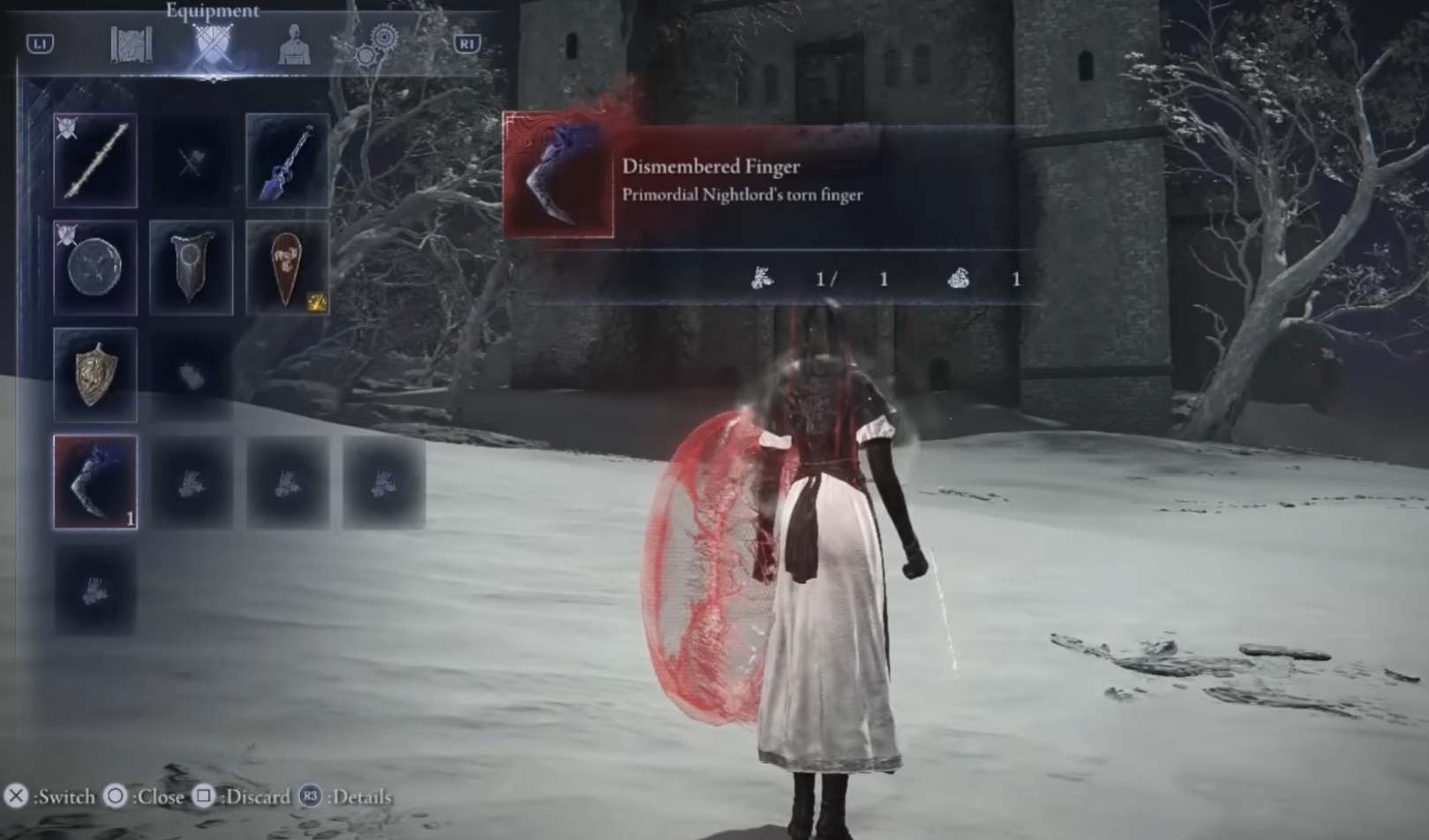 Elden Ring Nightreign Dismembered Finger