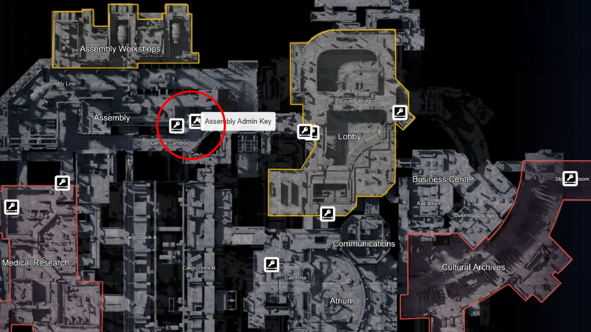 ARC Raiders Stella Montis Assembly Admin Key Location