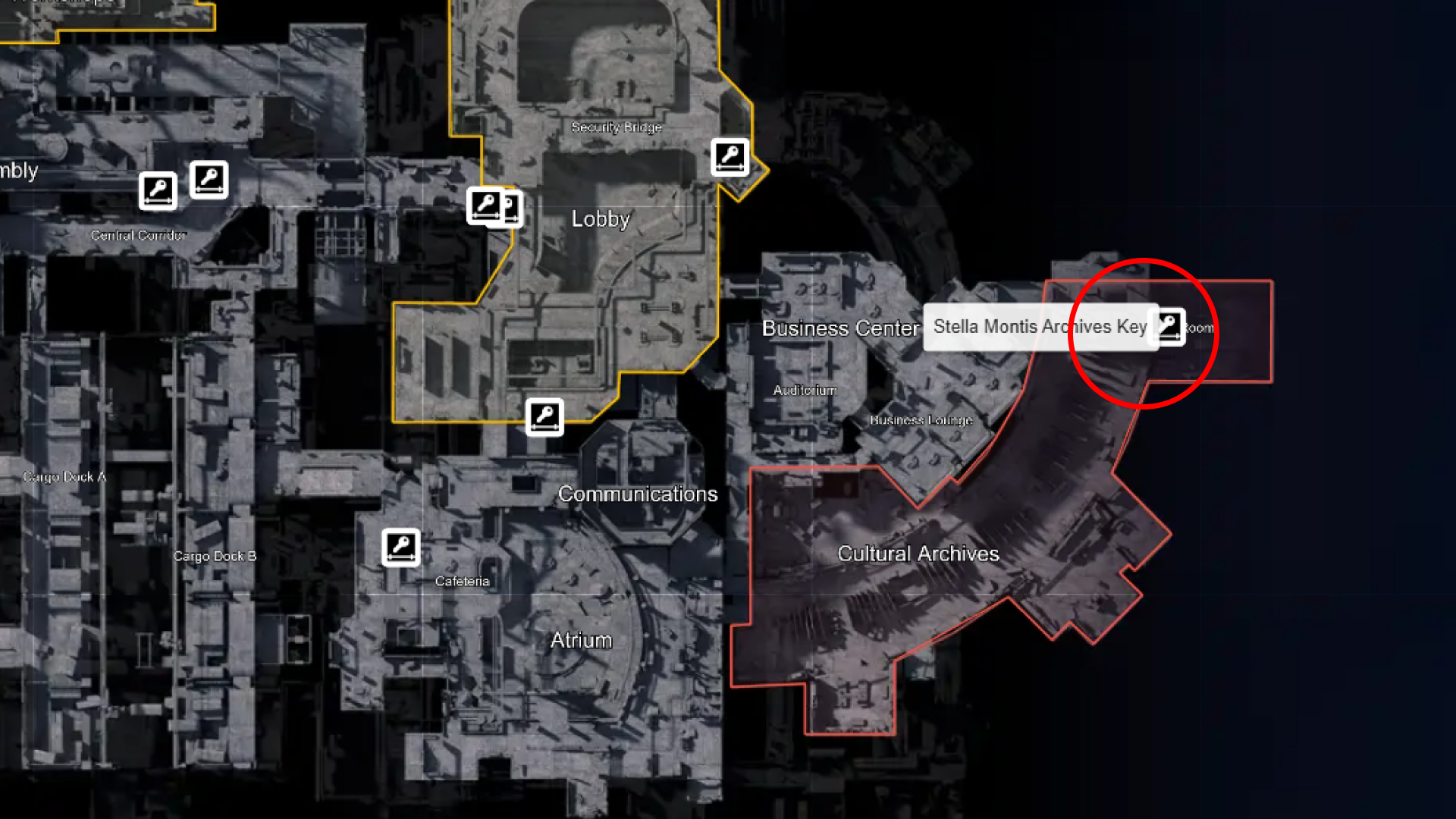 ARC Raiders Stella Montis Archives Key Location