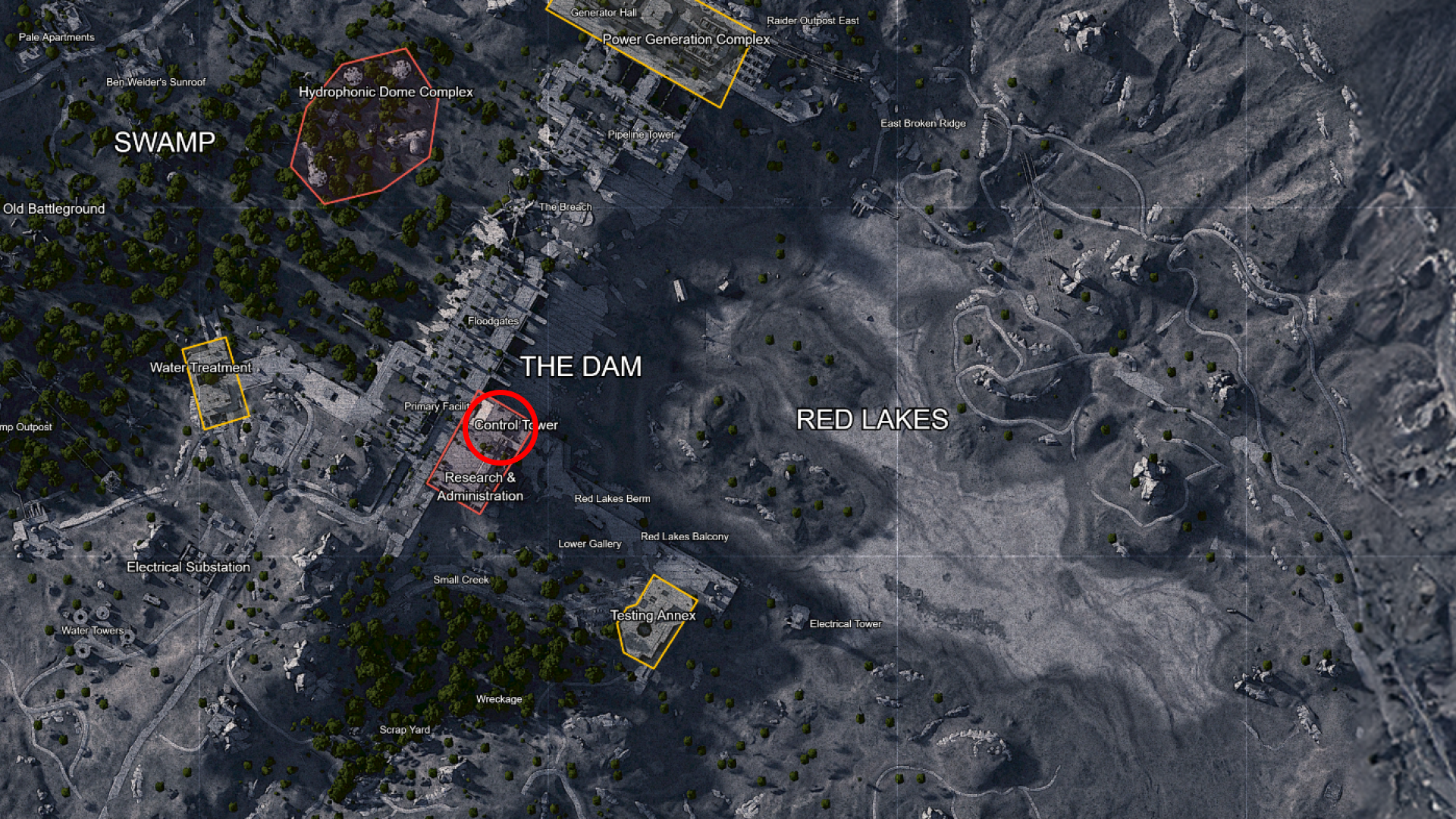 ARC Raiders Dam Control Tower Key Location