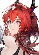 Laevatain Six Star Character Portrait - Endfield