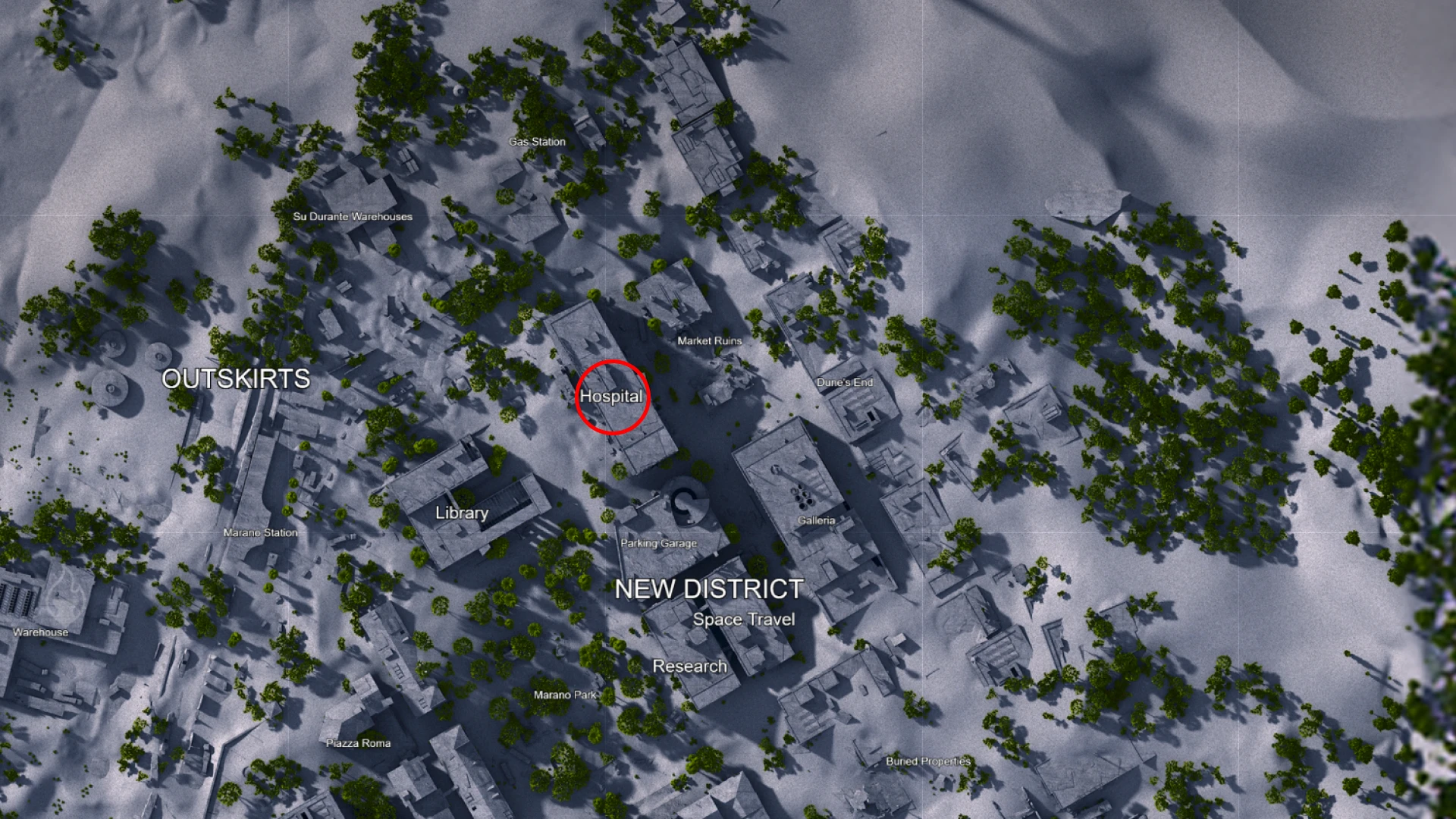 ARC Raiders Buried City Hospital Location