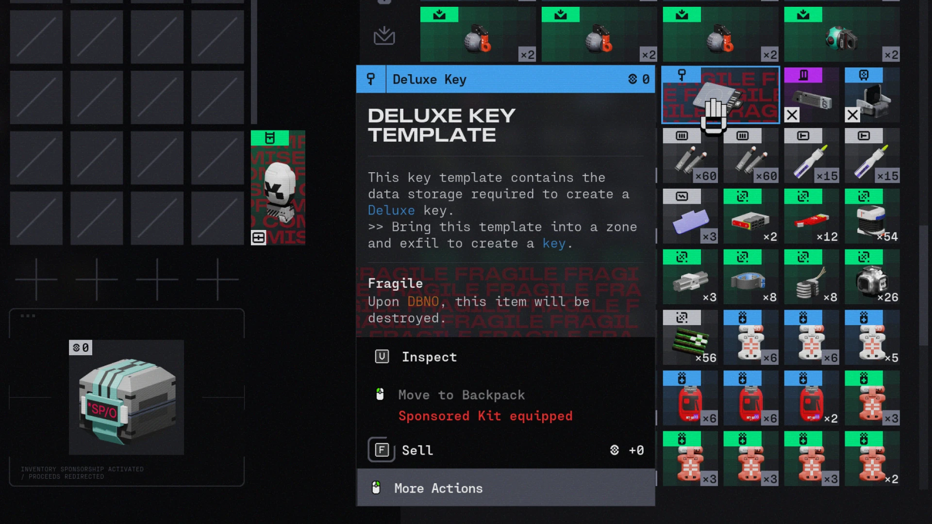 Marathon Fragile modifier and DBNO destruction risk