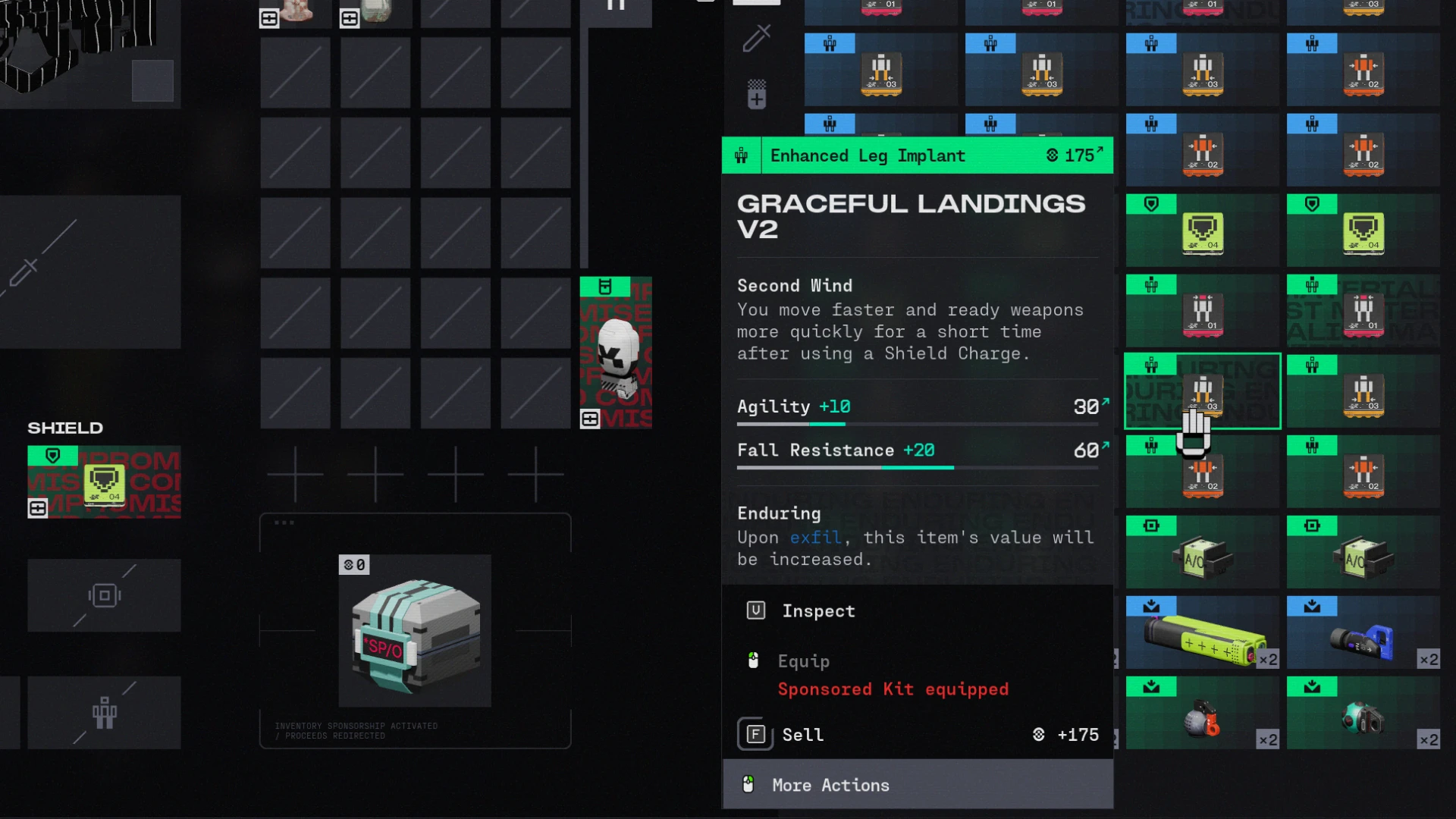 Marathon Enduring modifier and exfil value increase