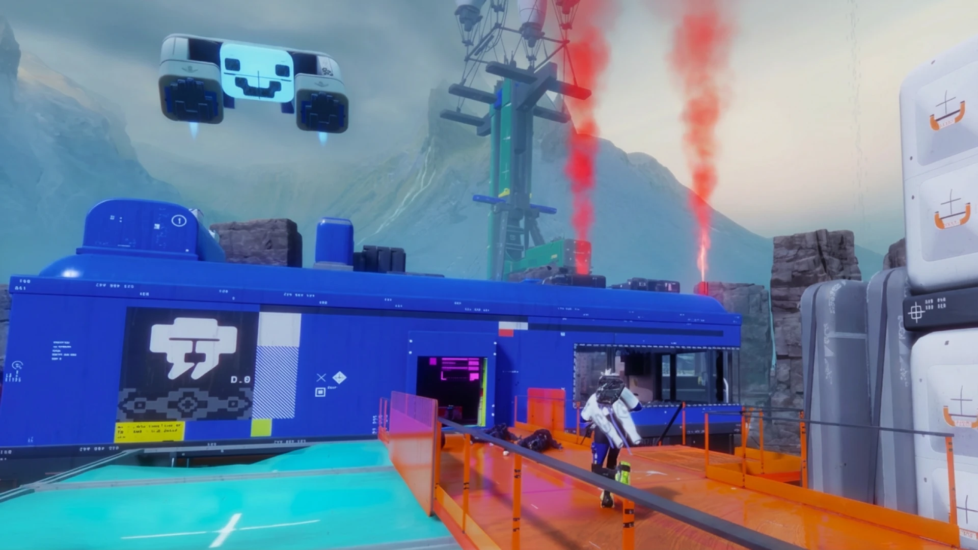 Marathon Red flare marking a lockbox loot room