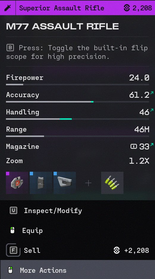 Marathon M77 Assault Rifle