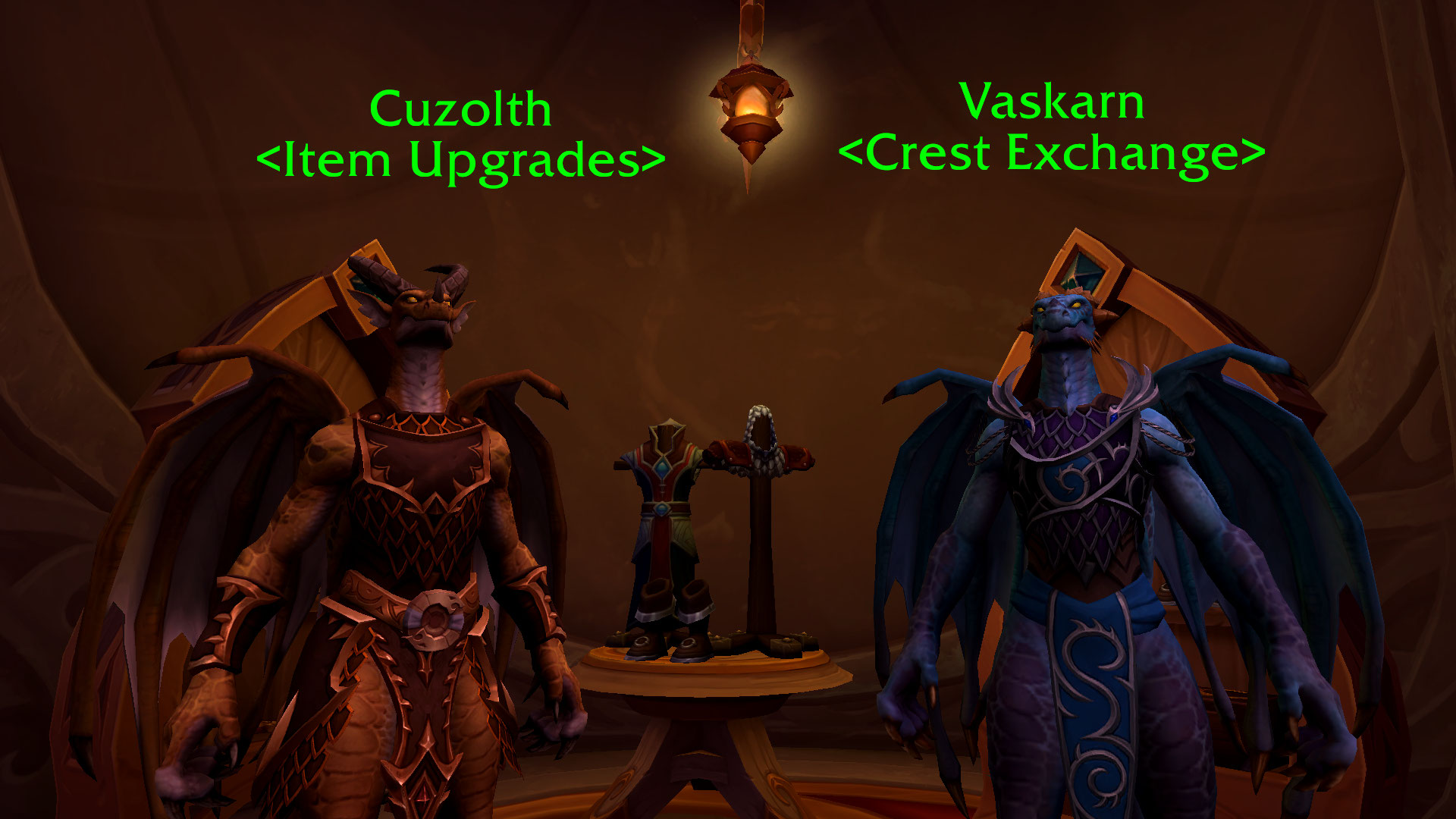 WoW Gear Upgrade NPCs